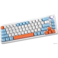 Клавиатура Cyberlynx ZA68 White Blue Orange (TNT Yellow)