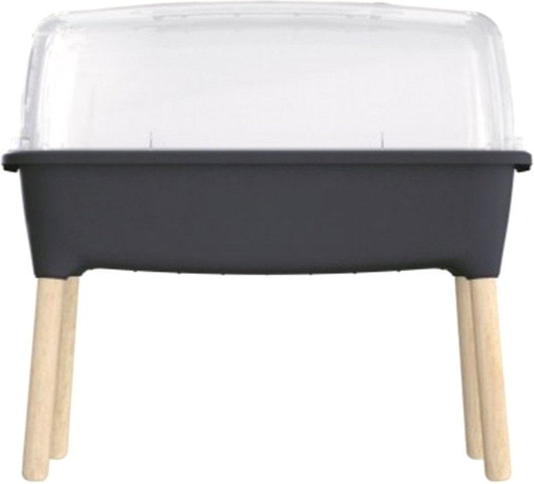 

Горшок-теплица Prosperplast Planter Wood High Set на ножках ISEW780H-S433 (антрацит)