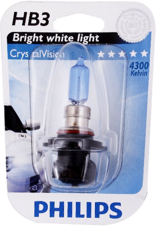 

Галогенная лампа Philips HB3 CrystalVision 1шт [9005CVB1]