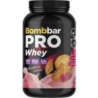 Протеин сывороточный (концентрат) Bombbar Whey Protein Pro (900 г, малиновое печенье)