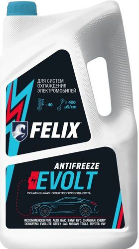 Антифриз Felix Evolt 5кг (сине-зеленый)