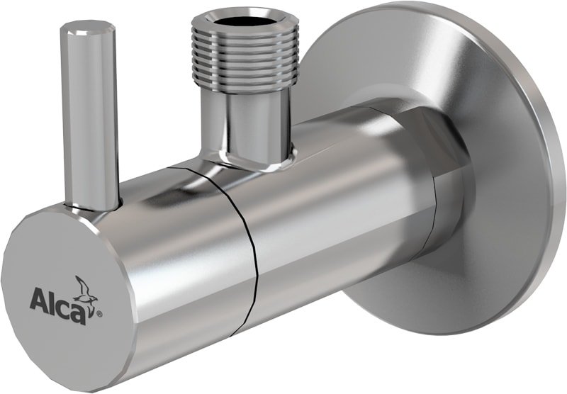 

Запорная арматура Alcaplast Угловой вентиль с фильтром 1/2"x3/8" ARV001