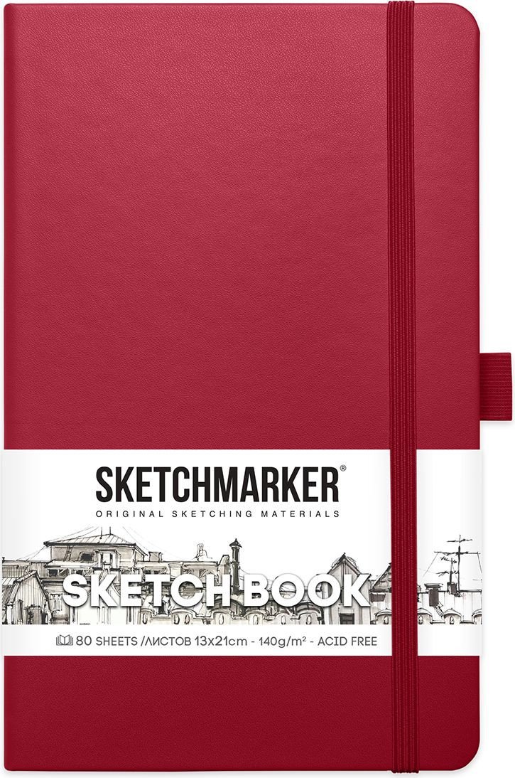 

Альбом для рисования Sketchmarker Скетчбук 2314903SM (80 л, фуксия)