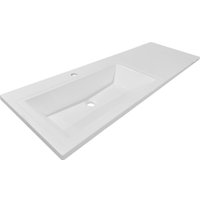 Symbolite Тумба с умывальником Даллас 150 Люкс Plus 3 ящика + Даллас 150x48.2 (левый, белый)