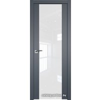 Межкомнатная дверь ProfilDoors 110U L 70x200 (антрацит, стекло лак классик)