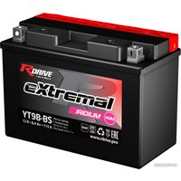 Мотоциклетный аккумулятор RDrive eXtremal Iridium YT9B-BS (8.4 А·ч)