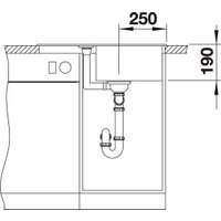 Кухонная мойка Blanco Metra 45 S Compact 519561 (антрацит)