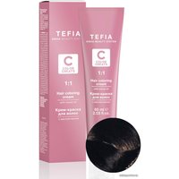 Крем-краска для волос Tefia Color Creats 4/3 (брюнет золотистый)