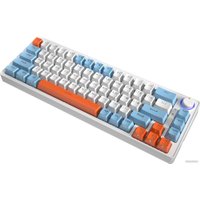 Клавиатура Cyberlynx ZA68 White Blue Orange (TNT Yellow)