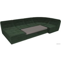 П-образный диван Лига диванов Холидей 101848 (зеленый)