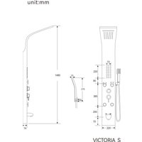Душевая панель Cerutti Victoria S CT9976