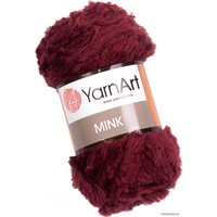 Пряжа для вязания Yarnart Mink 339 50 г 75 м (бордовый)