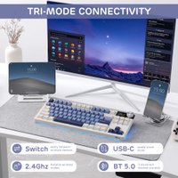 Клавиатура Royal Kludge S85 Horizon Blue (RK Cloud)