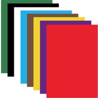 Набор цветного картона BRAUBERG Дельфин 129909 (8 л, 8 цв)