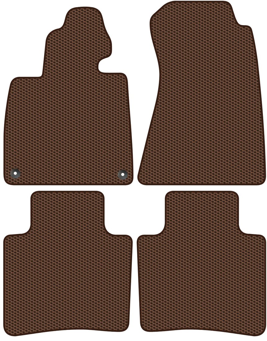 

Комплект ковриков для авто Alicosta Hongqi H9 I (седан / CA67306\CA7205\CA306G) 2020 - Н.В. (коричневый, сота)