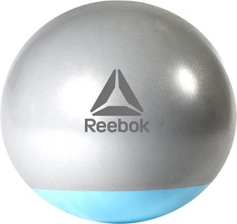 Гимнастический мяч Reebok Gymball RAB-40015BL 55 см (серый/голубой)