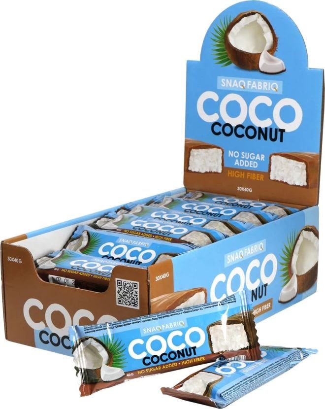 Протеиновый батончик Snaq Fabriq Coco (40 г, кокос)
