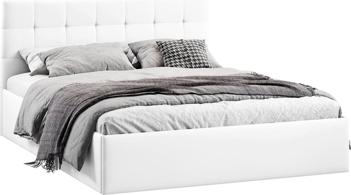 

Кровать Трия Джоли Универсальная Тип 1 160x200 (экокожа Polo white)
