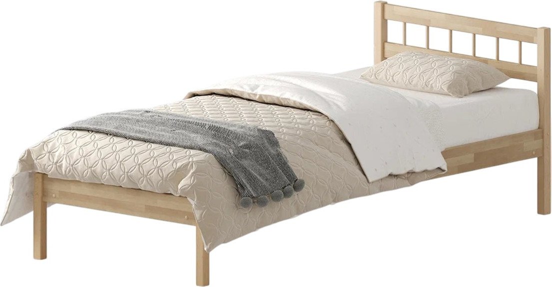 

Кровать Домаклево Лето 90x190+Н4 (натуральный)