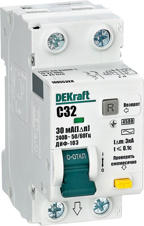 Дифференциальный автомат DEKraft 16055DEK