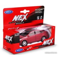 Легковой автомобиль Welly Hyundai Sonata 43717W (бордовый)