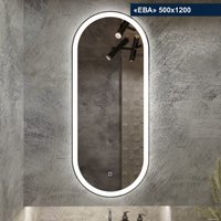  Милания Зеркало с LED подсветкой Ева 50x120
