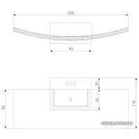 Бра Евросвет Share 40152/1 LED (белый)