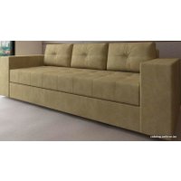 Диван Настоящая мебель Константин (прямой, боннель, бежевый, вельвет)