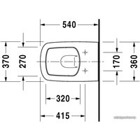 Унитаз подвесной Duravit DuraStyle [255209]