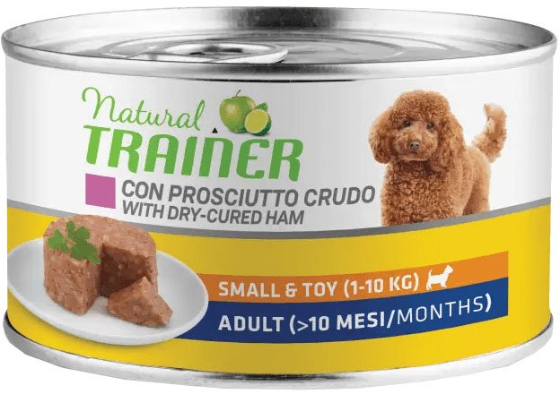 

Пресервы Trainer Natural с сыровяленой ветчиной, рисом и маточн мол. 150 г