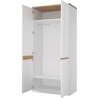 Шкаф-купе Anrex Taurus 2DG H (белый/дуб вотан)