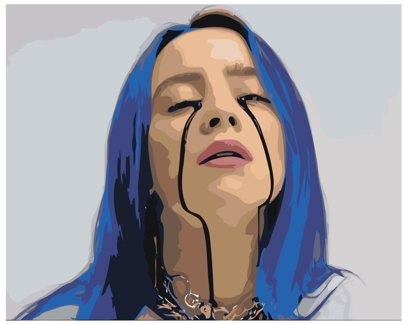 

Картина по номерам SLAVINA Billie Eilish Билли Айлиш Z-AB99