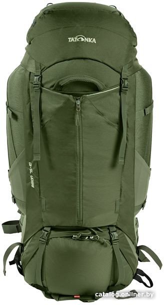 Туристический рюкзак Tatonka Bison 75+10 (серый/оливковый)