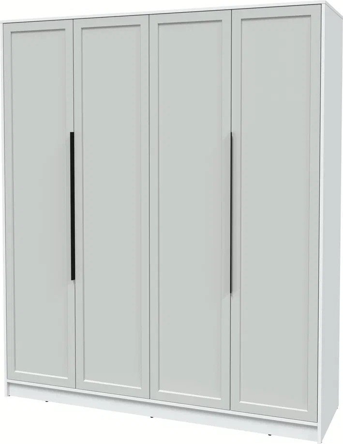 

Шкаф распашной Интерлиния Концепт Тренд КТ-Ш4 (белый платинум/грей)