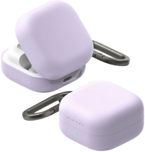 Чехол Ringke Silicone для Galaxy Buds 4/4 Pro Light Purple