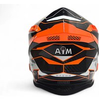 Мотошлем AIM RH855 Carbon Razor RH855R-DWR-L (L, белый/красный)