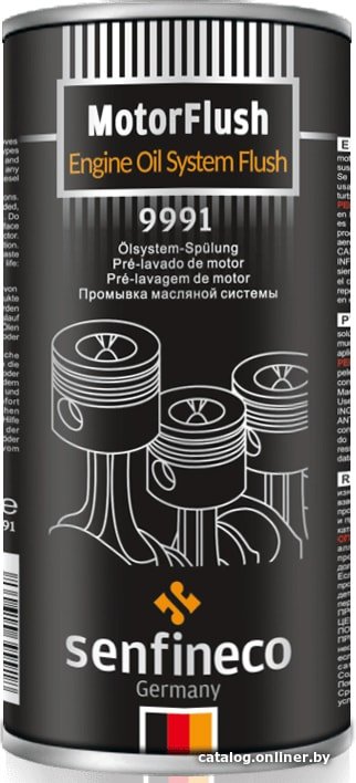 Присадка в масло Senfineco Промывка масляной системы Motor Flush 443мл 9991
