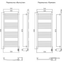 Полотенцесушитель Сунержа Богема 1200x500 электрический