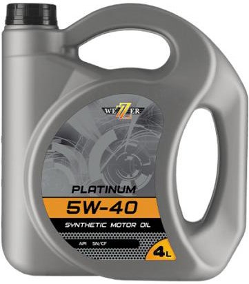 

Моторное масло Wezzer Platinum API SN/CF 5W-40 4л