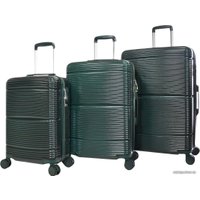 Чемодан-спиннер Mironpan 77065 76 см (темно-зеленый)