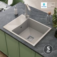 Кухонная мойка Polygran Blade 660 (кремовый)