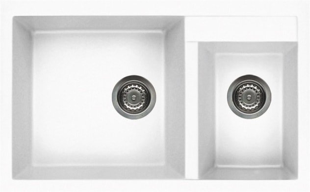 

Кухонная мойка Elleci Quadra 440 White K96