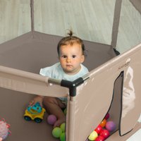 Игровой манеж Solmax&Kids ZV97982 (бежевый)