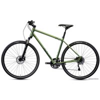 Велосипед Merida Crossway 300 L 2021 (матовый зеленый/темно-зеленый)