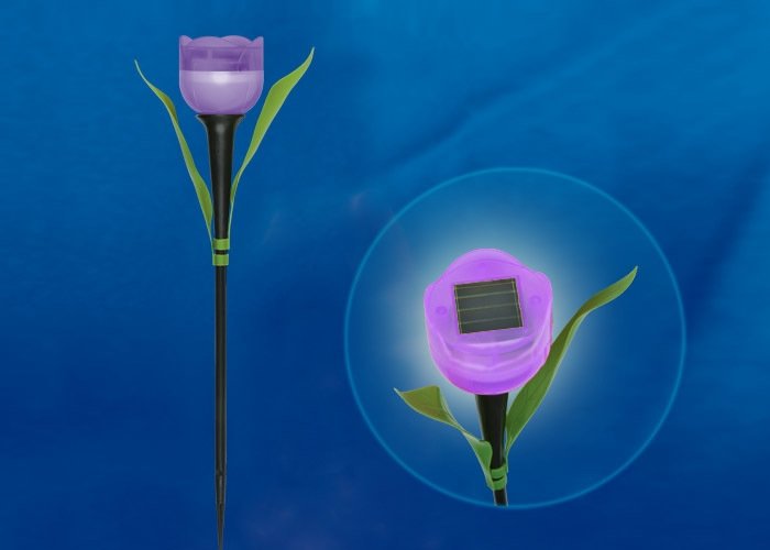 

Садовый светильник Uniel USL-C-453/PT305 Purple Tulip