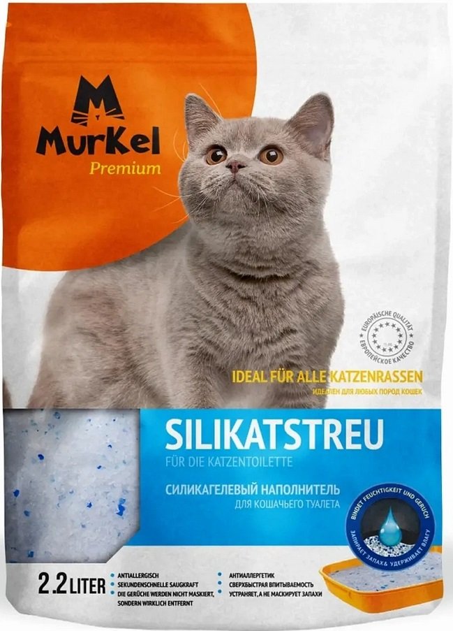 

Наполнитель для туалета MurKel Силикагелевый 4л (нейтральный)
