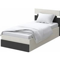 Кровать PROxSON Milton с ПМ 80x190 (дуб шамони светлый 124/черный)