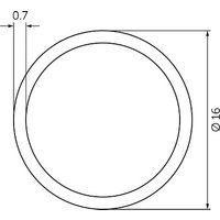 Рейлинг Lemax д.16 3 м (черная)