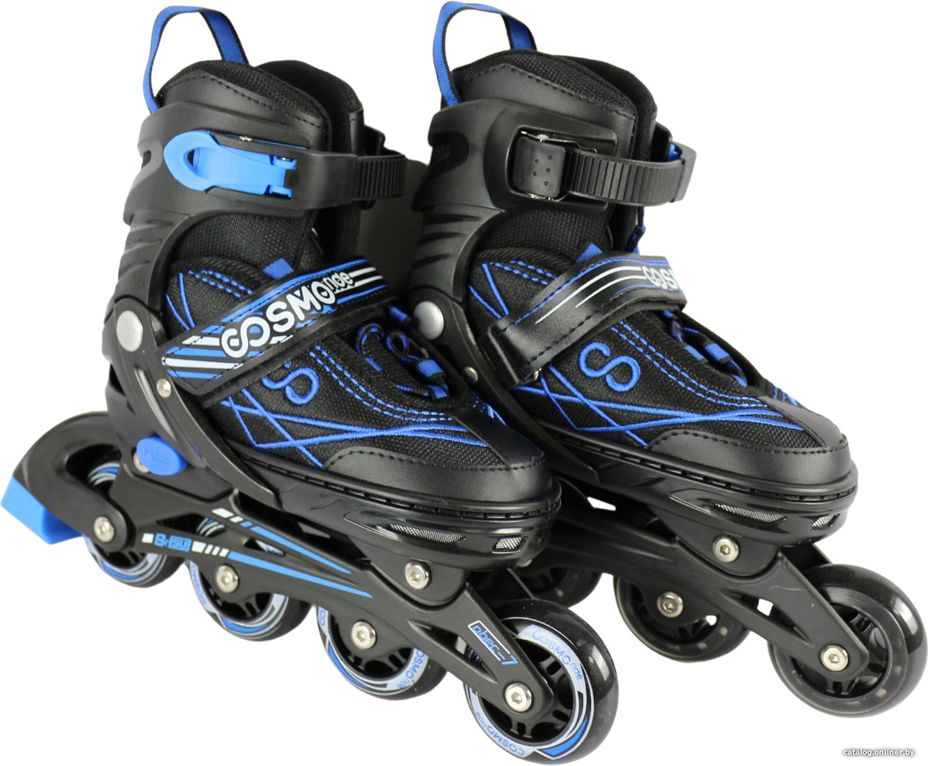 Роликовые коньки Cosmoride Freerider (р. 31-34, черный/синий)
