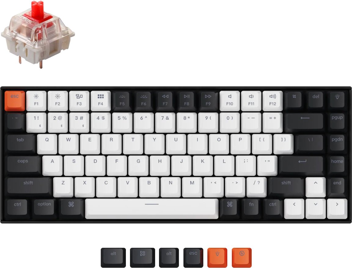 

Клавиатура Keychron K2 V2 RGB K2-B1H-RU (Gateron G Pro Red)